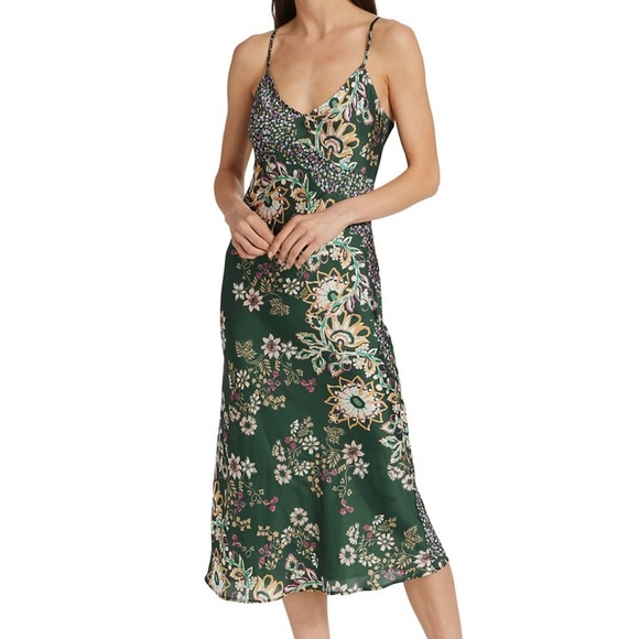 Free People Your Better Side Floral Midi Slipdress - Picture 6 of 9